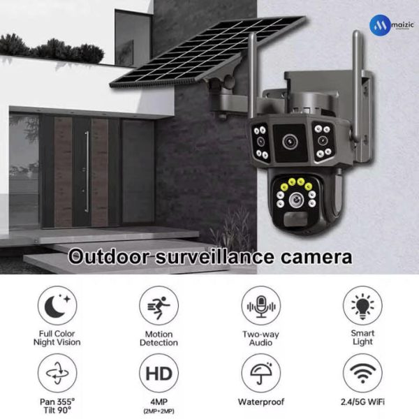 4g Sim Enabled Solar Cctv Camera