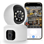 Wifi robot camera hd dual lens baby monitoring